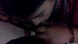 Married Indian wife sucking her hubby cock