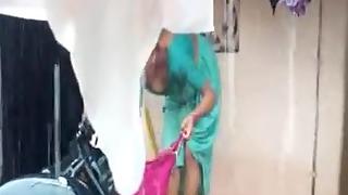 Indian men filming her neighbor doing laundry