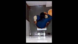 Indian College Girl Filmed In Ladies Toilet