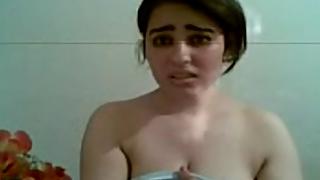 Hot pakistani pathan girl caught changing after sex