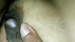 Lactating boobs of Indian wife feeding her husband